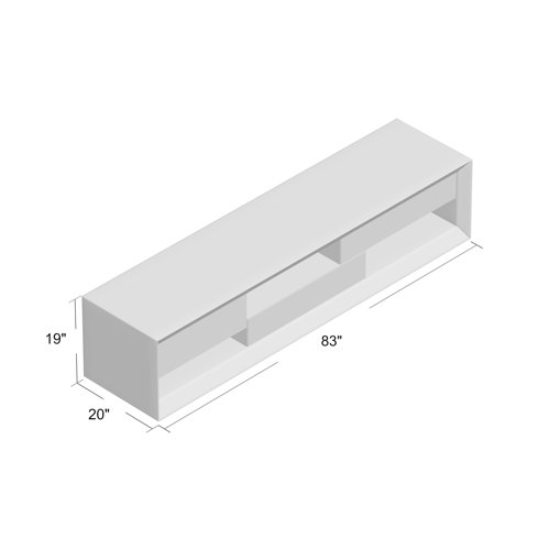Orren Ellis Bowker TV Stand for TVs up to 88" & Reviews Wayfair
